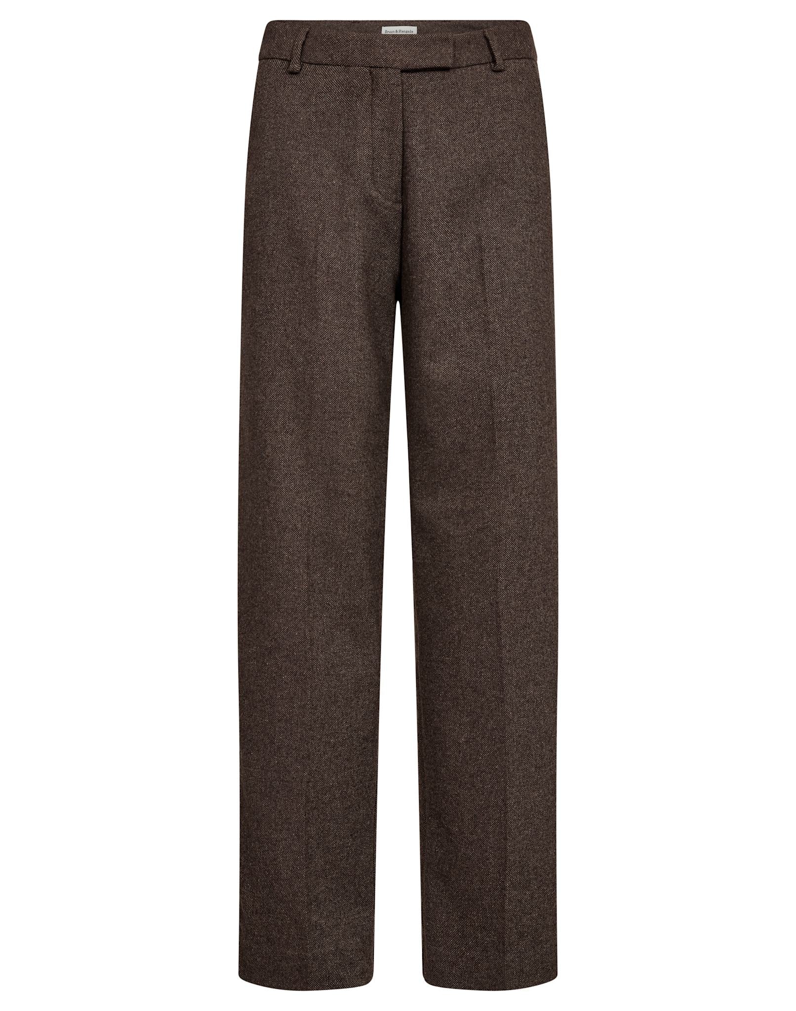 BS Heike Regular Fit Habitbukser - Dark Brown