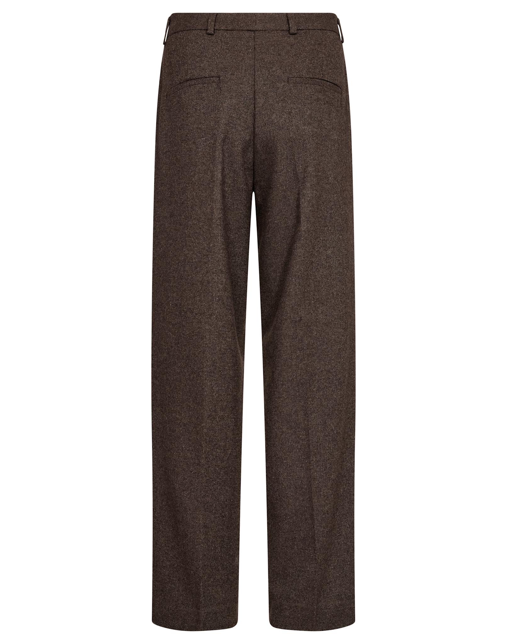 BS Heike Regular Fit Habitbukser - Dark Brown
