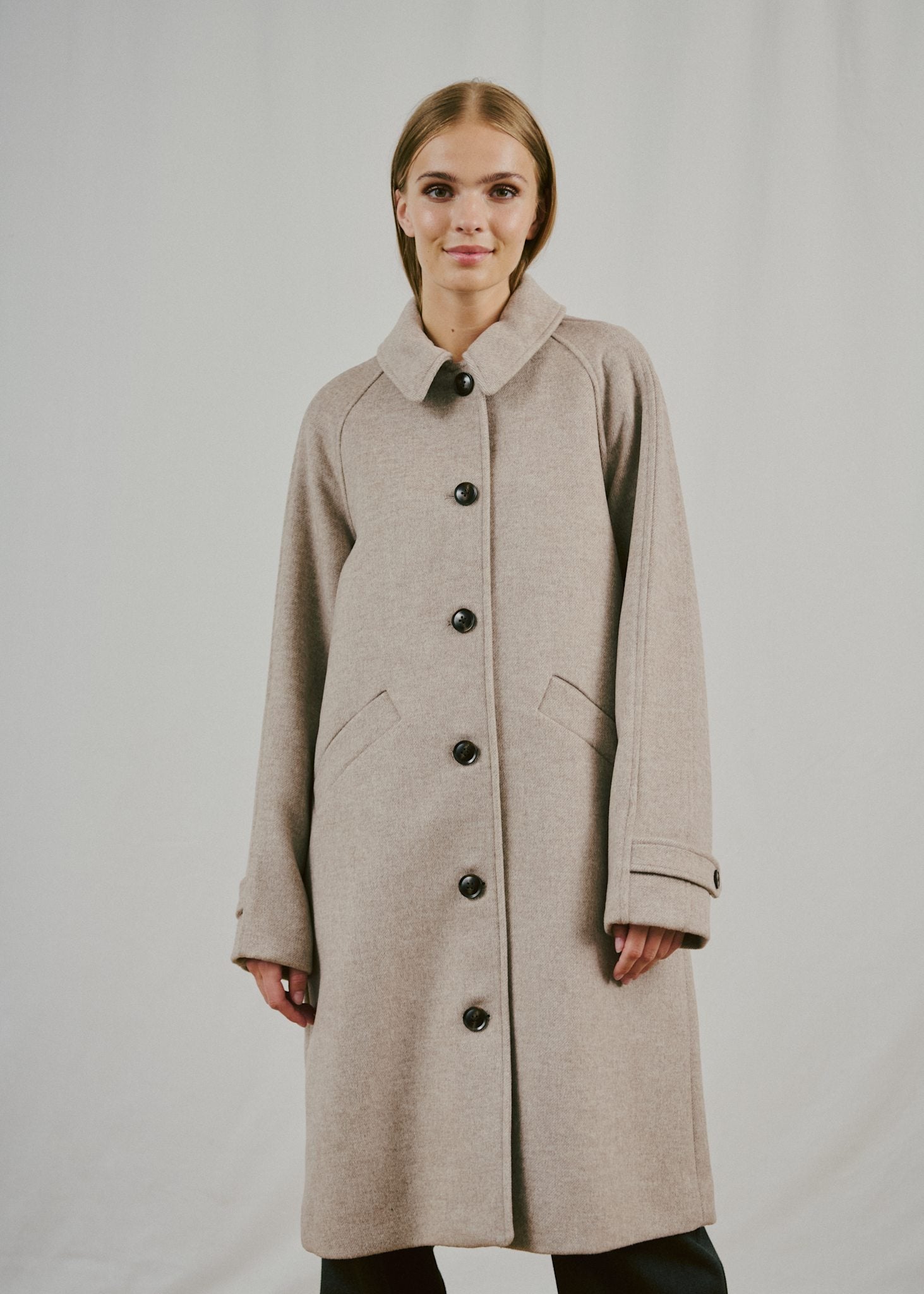 BS Ylva Regular Fit Frakke - Sand