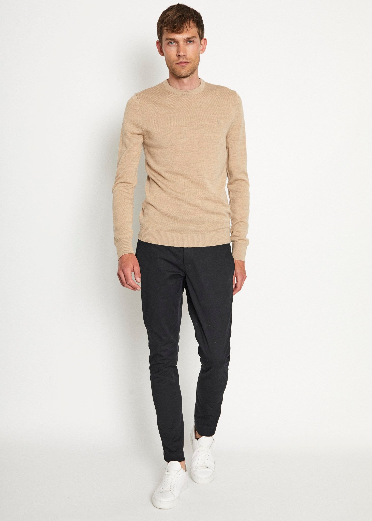 BS Anton slim fit chinos - Black