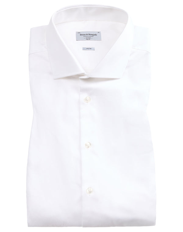 BS Pavarotti Super Slim Fit Skjorte - White