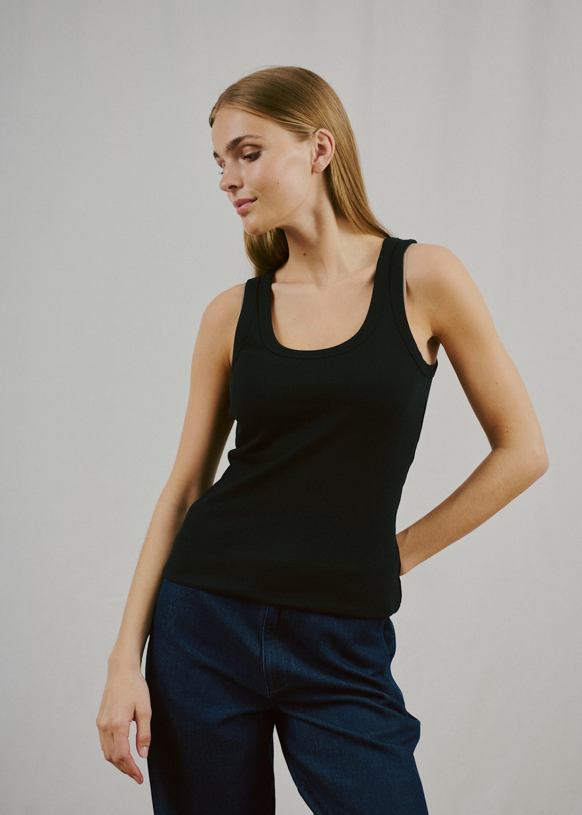 BS Charlotte Regular Fit Top - Black