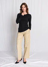 BS Margrethe Langærmet T-Shirt - Black