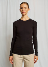 BS Margrethe Langærmet T-Shirt - Black