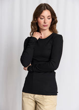 BS Margrethe Langærmet T-Shirt - Black