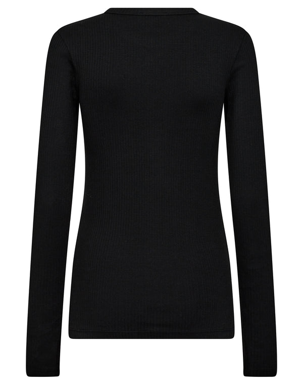BS Margrethe Langærmet T-Shirt - Black