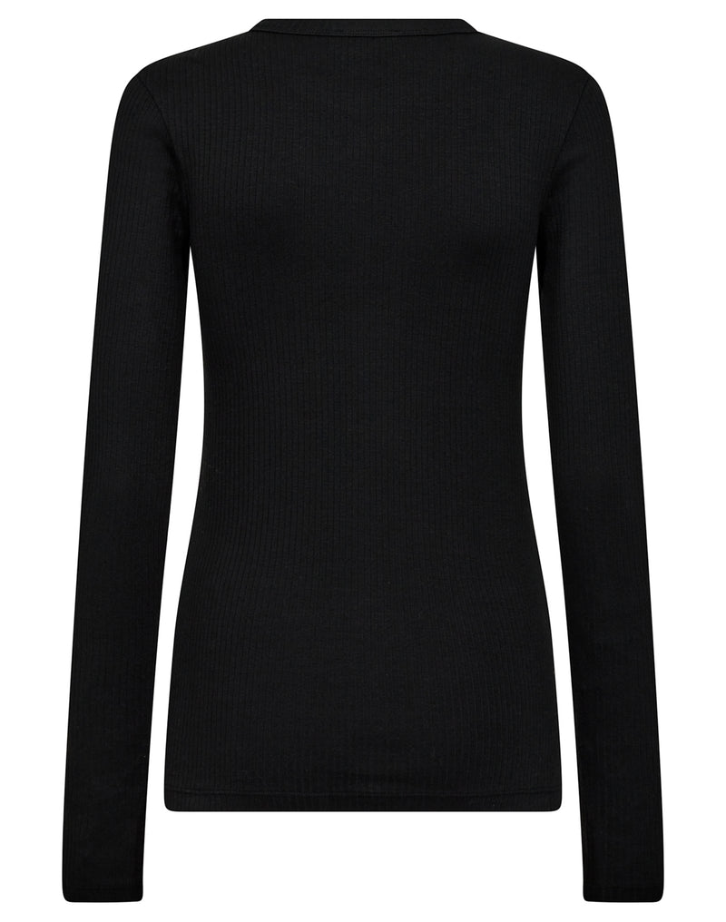 BS Margrethe Langærmet T-Shirt - Black