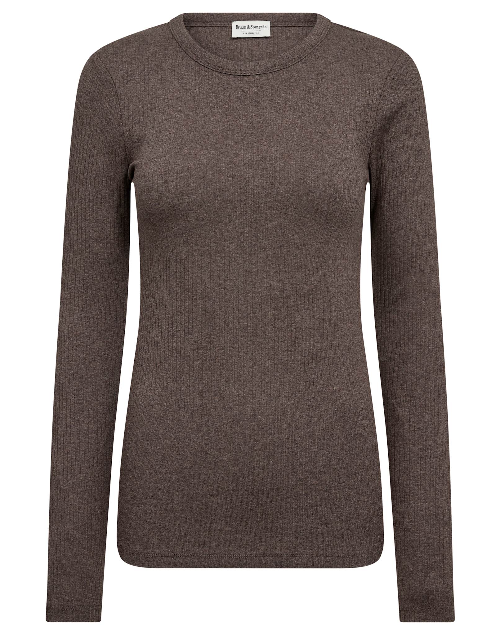 BS Margrethe Langærmet T-Shirt - Brown
