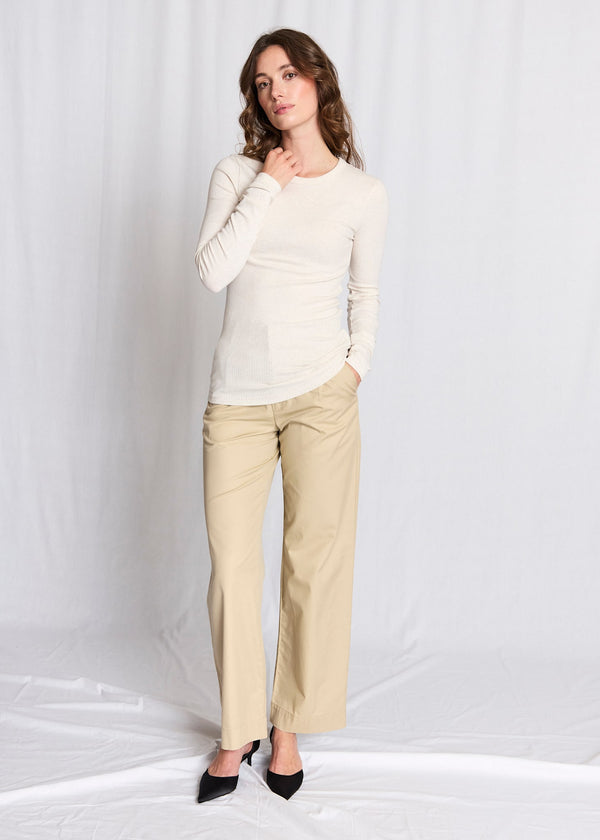 BS Margrethe Langærmet T-Shirt - Off White