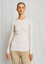 BS Margrethe Langærmet T-Shirt - Off White