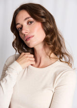 BS Margrethe Langærmet T-Shirt - Off White