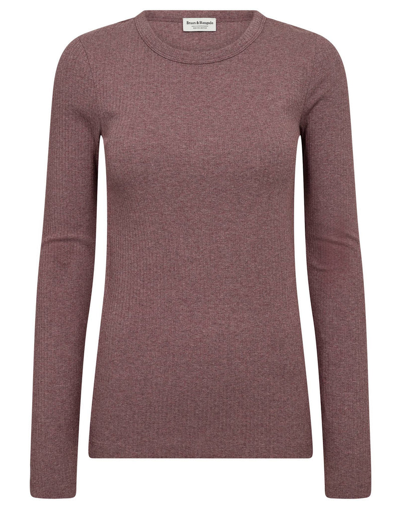 BS Margrethe Langærmet T-Shirt - Plum