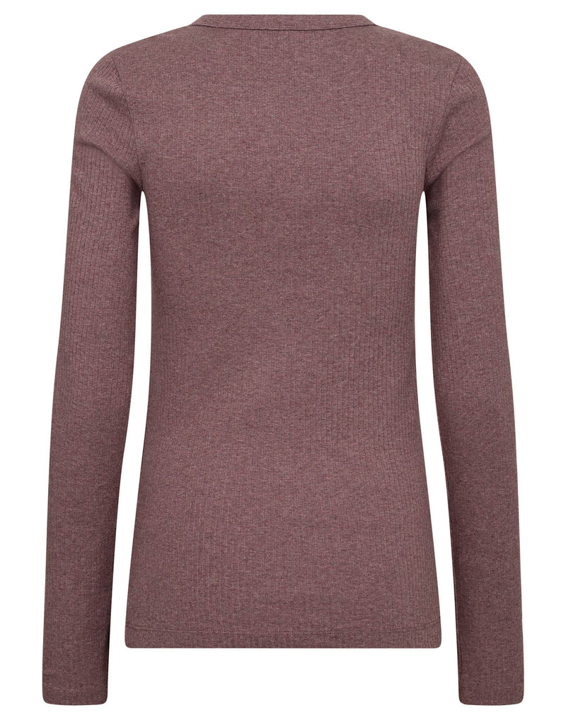 BS Margrethe Langærmet T-Shirt - Plum