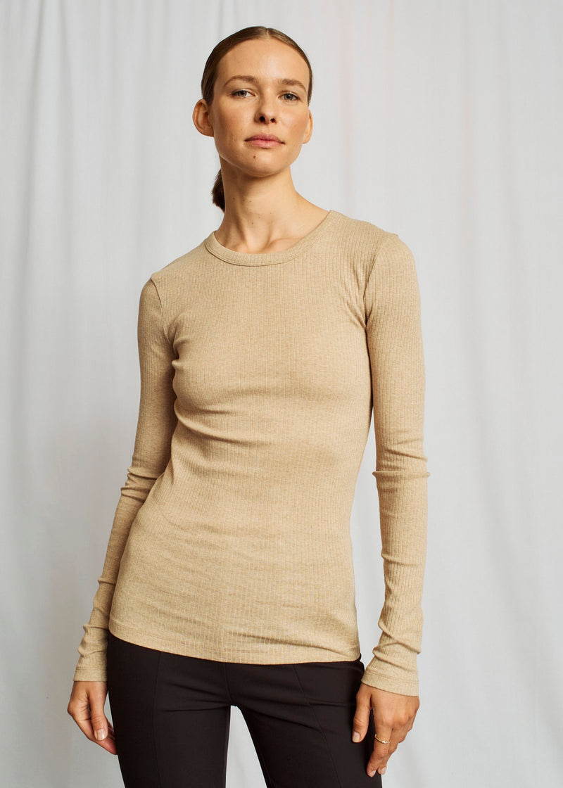 BS Margrethe Langærmet T-Shirt - Sand