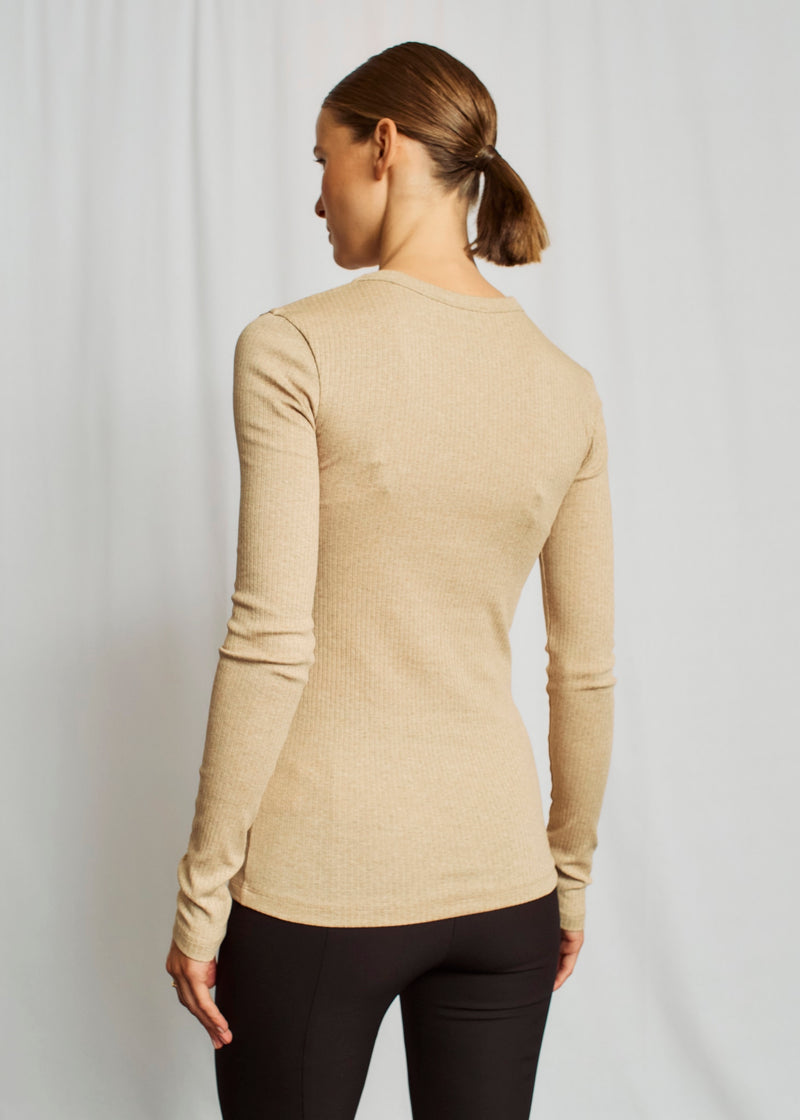 BS Margrethe Langærmet T-Shirt - Sand