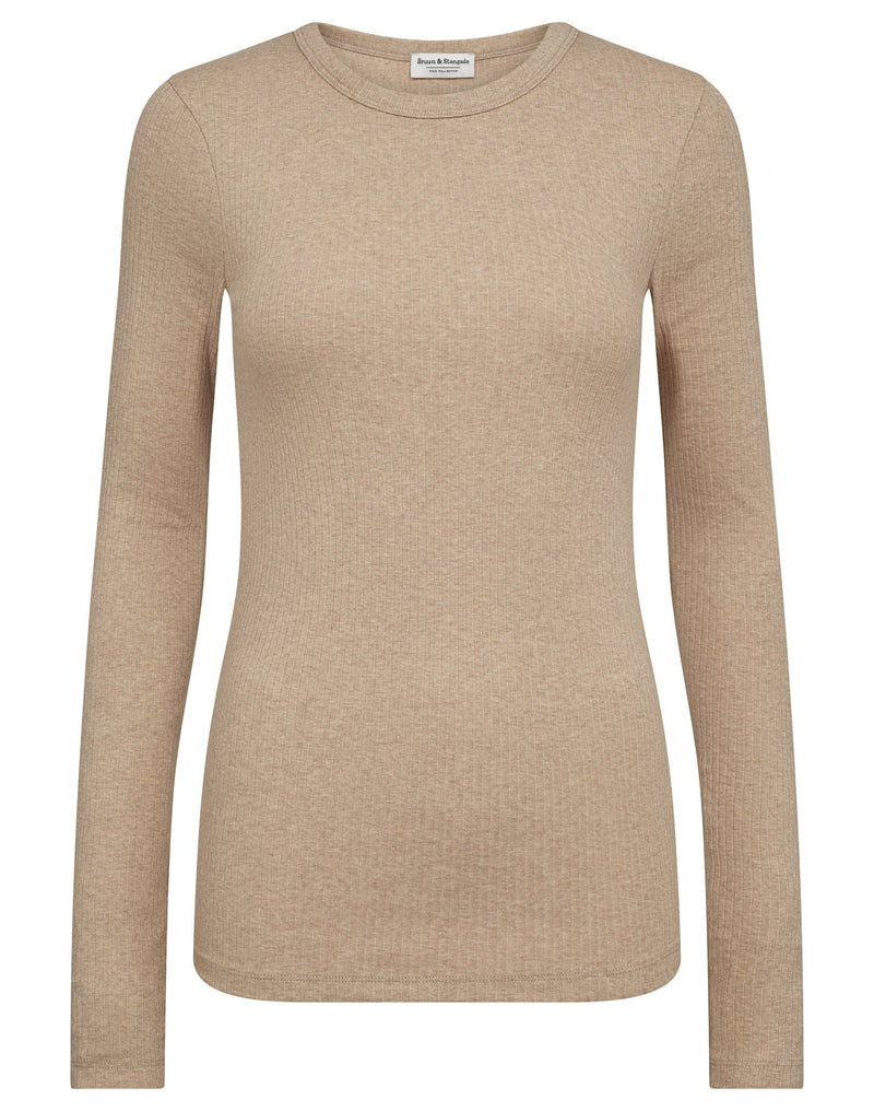 BS Margrethe Langærmet T-Shirt - Sand