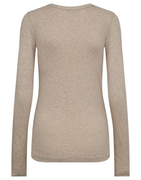 BS Margrethe Langærmet T-Shirt - Sand