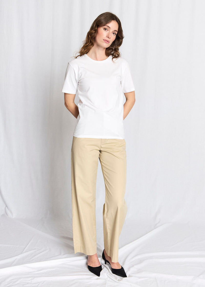 BS Abelone Slim Fit T-Shirt - White