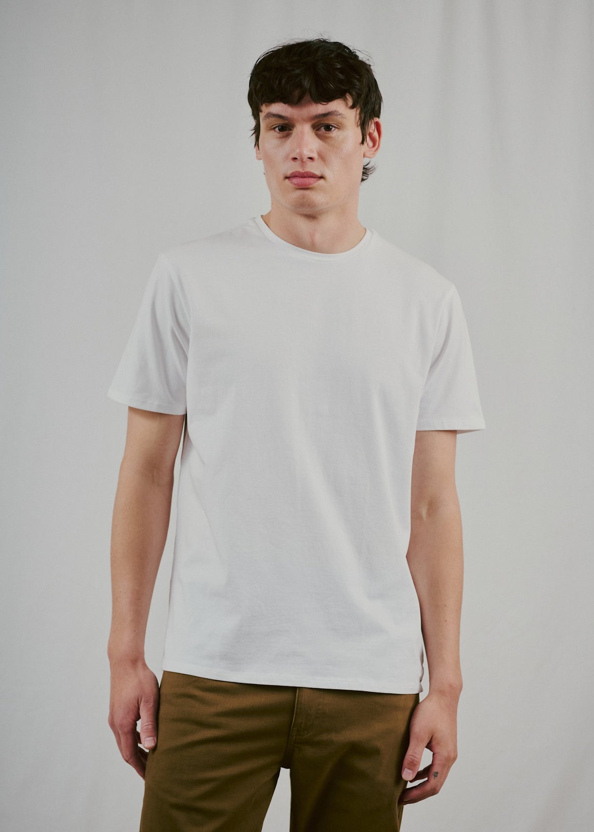 BS Antiqua Regular Fit T-Shirt 5-pack - White. White. White. Black & Black