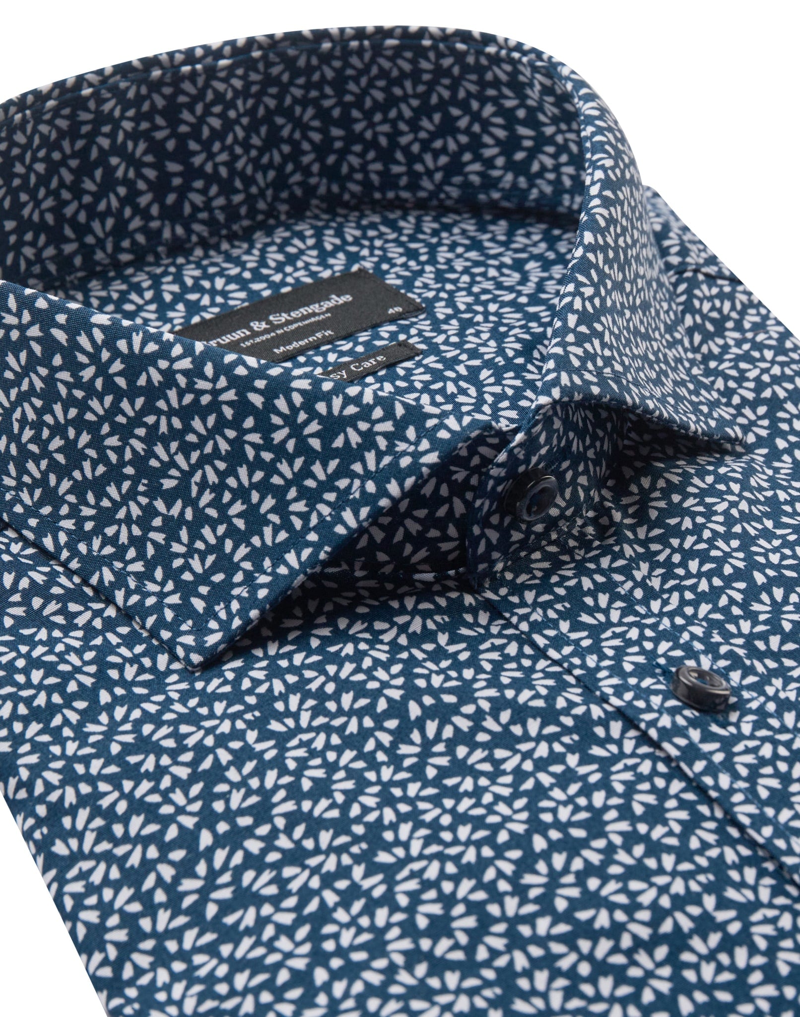 BS Alan Modern Fit Skjorte - Navy