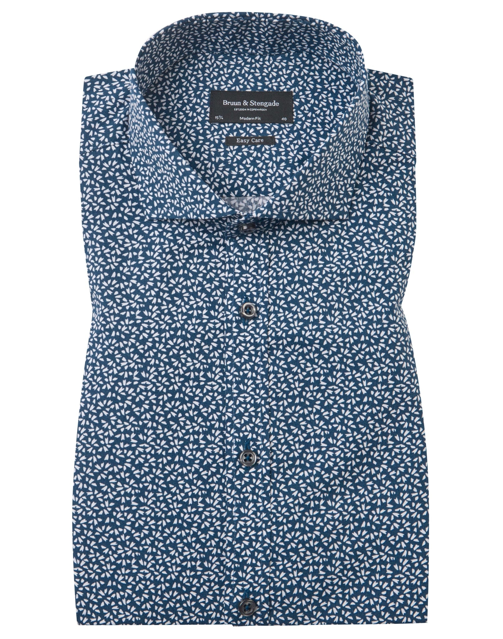 BS Alan Modern Fit Skjorte - Navy