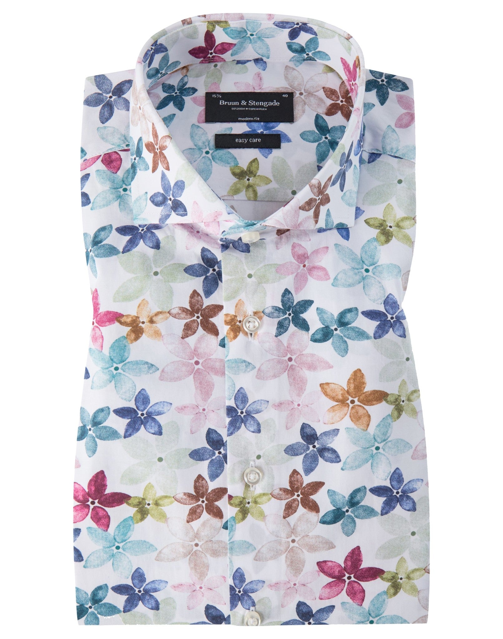 BS Ansu Modern Fit Skjorte - White