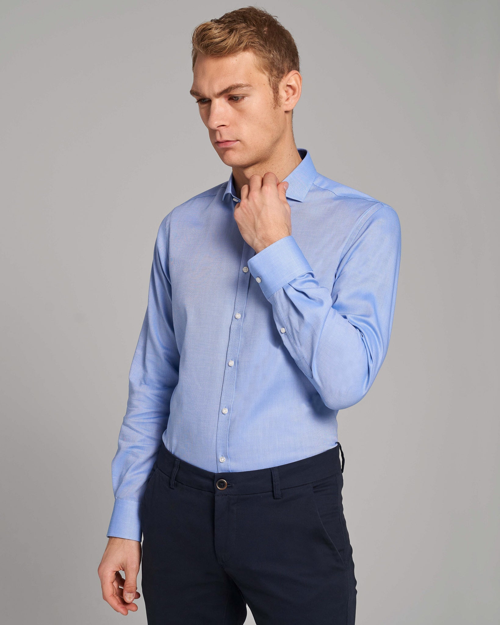 BS Ash Modern Fit Skjorte - Blue