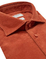 BS Assan Casual Slim Fit Skjorte - Orange