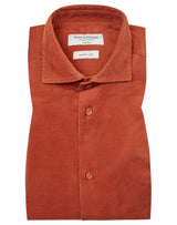 BS Assan Casual Slim Fit Skjorte - Orange