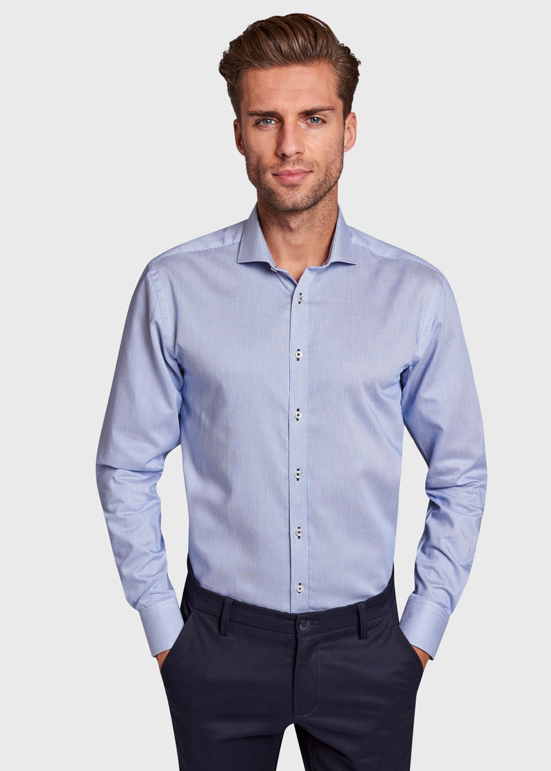 BS Gary Slim Fit Skjorte - Blue