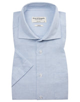 BS Hamilton Casual Slim Fit Skjorte - Light Blue/White
