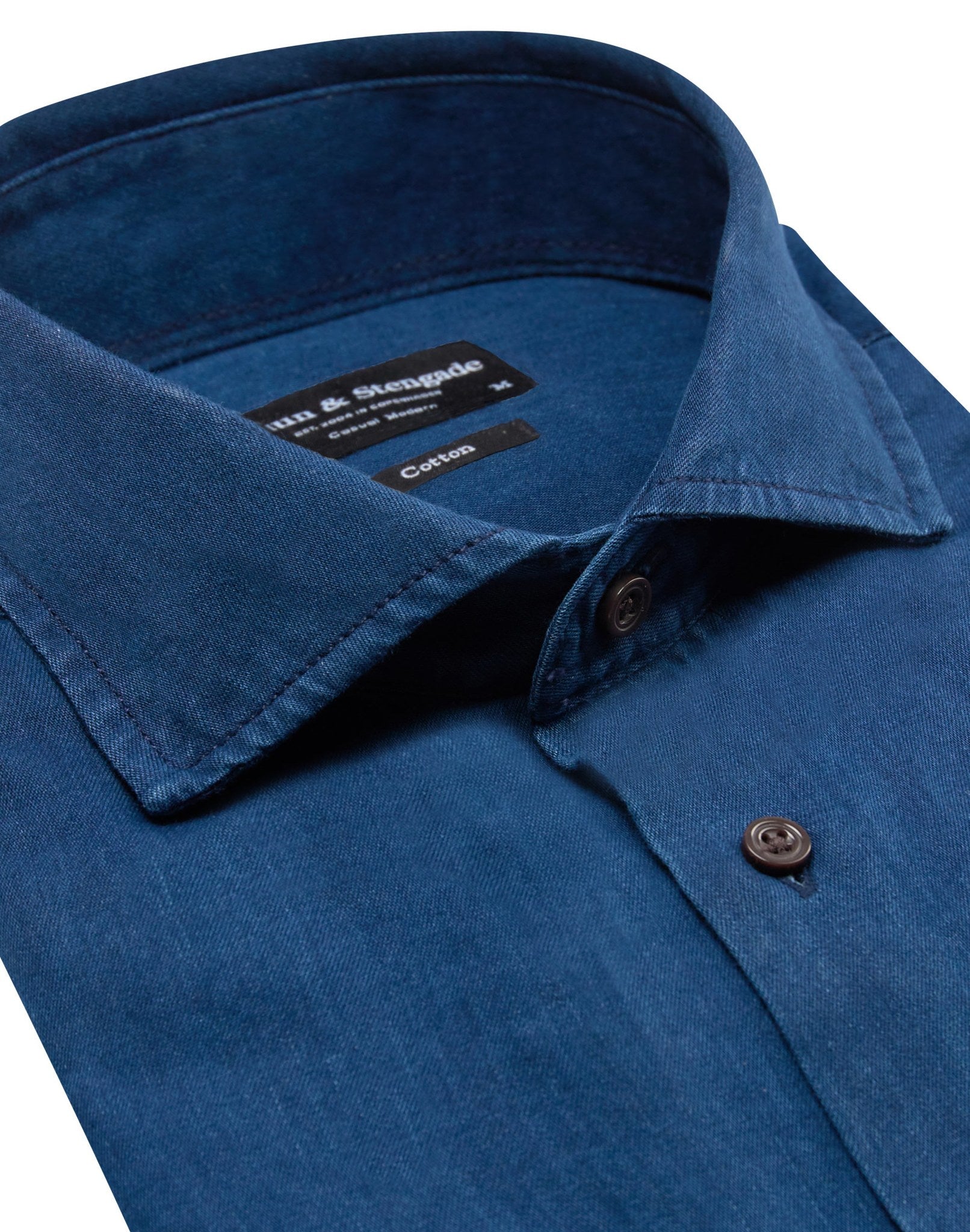 BS Lando Casual Modern Fit Skjorte - Indigo