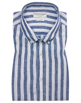 BS Ocon Casual Slim Fit Skjorte - Blue/White