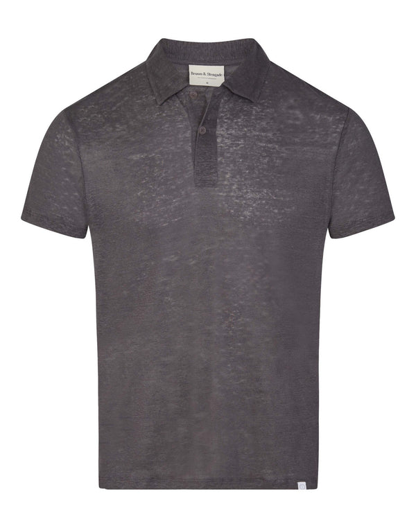 BS Tanna Regular Fit Polo - Charcoal