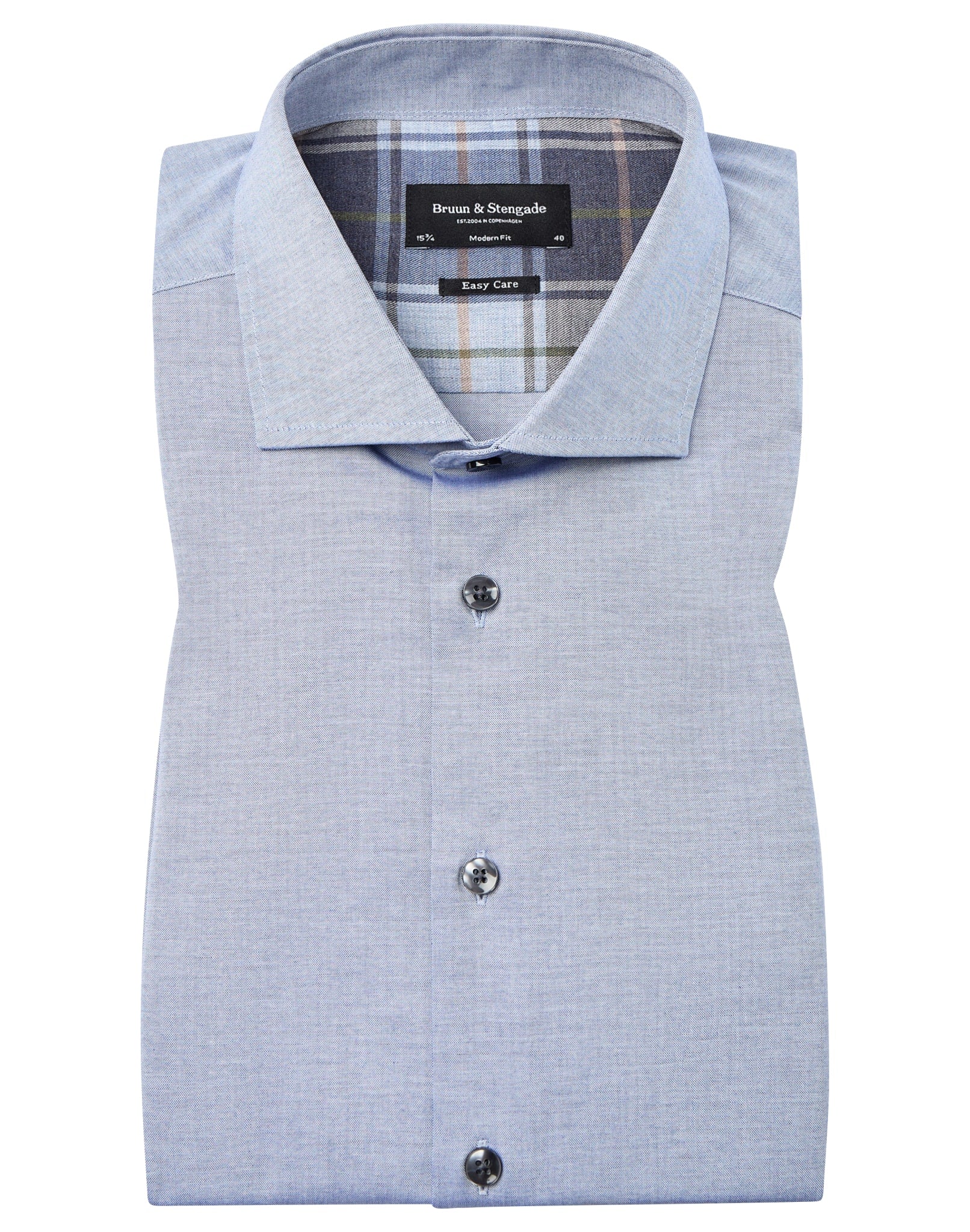 BS Akpom modern fit Skjorte - Blue