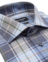 BS Kalas modern fit Skjorte - Blue