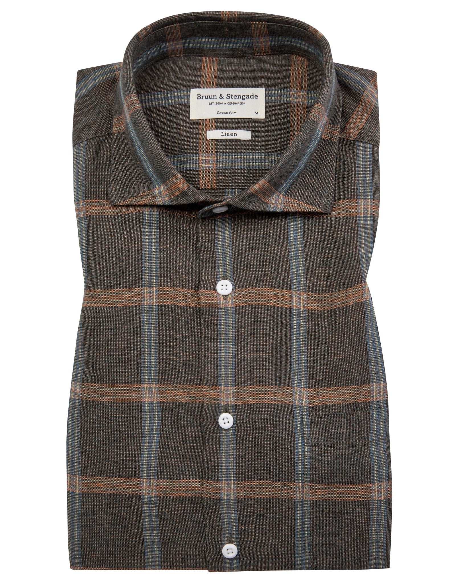 BS Leclerc Casual Slim Fit Skjorte - Brown