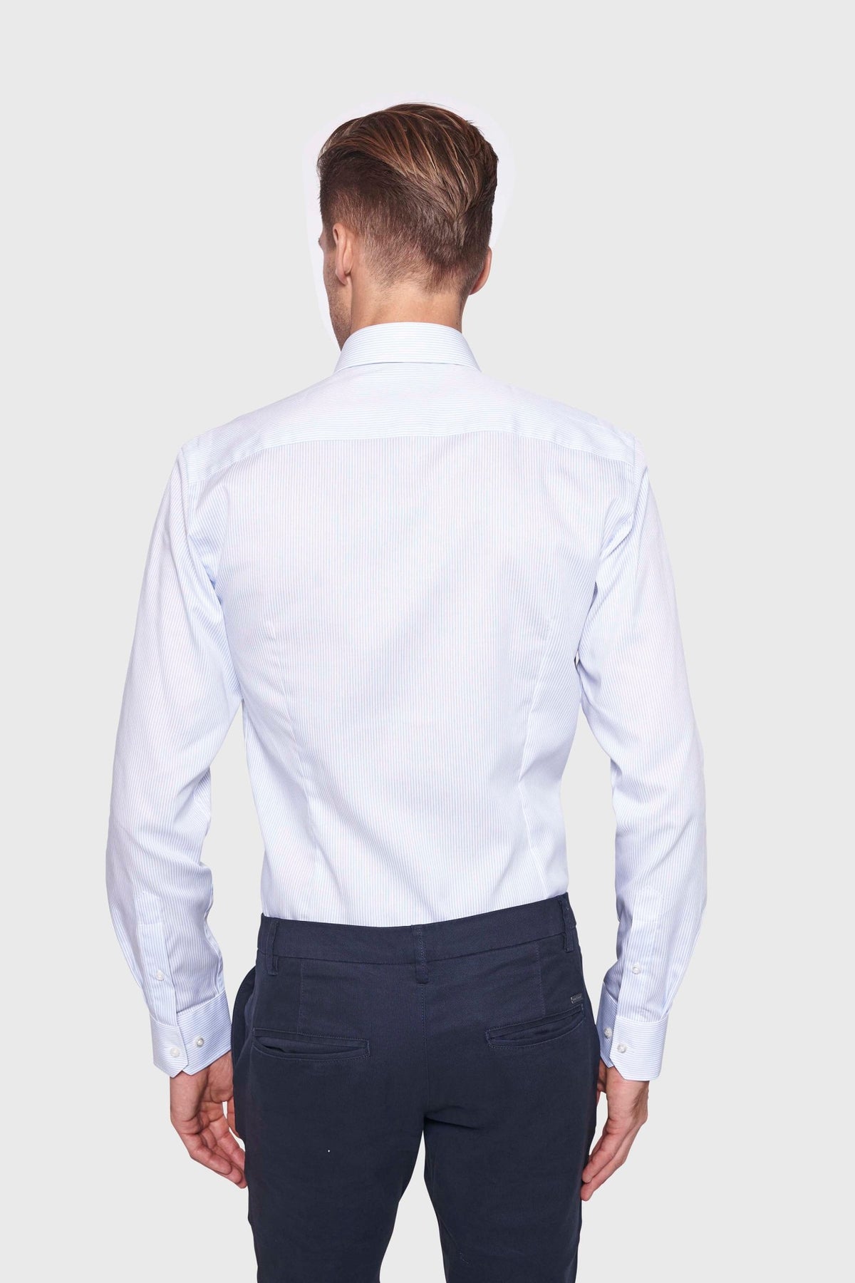 BS Becker Modern Fit Skjorte Light Blue - Light Blue