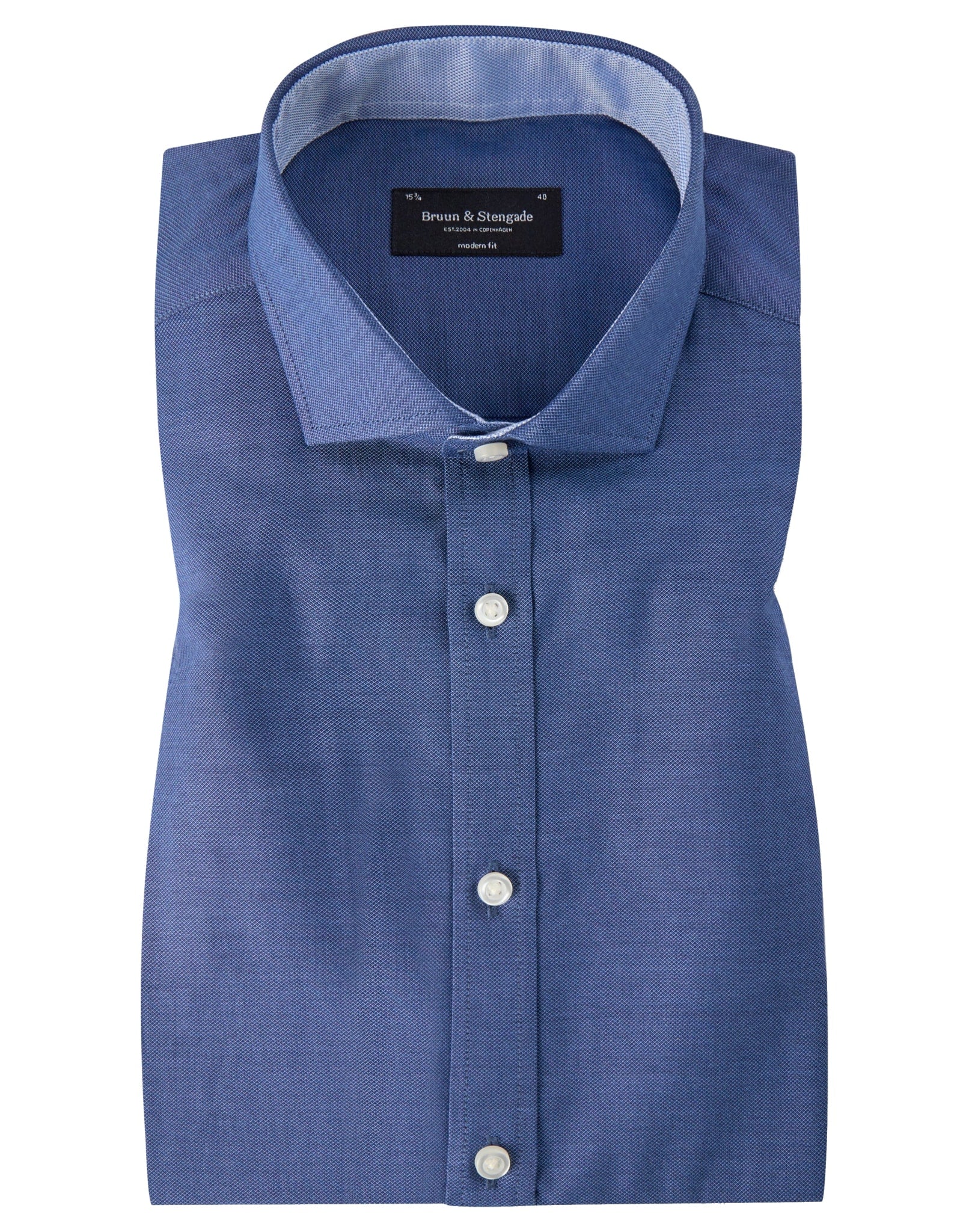 BS Beech Modern Fit Shirt - Dark Blue