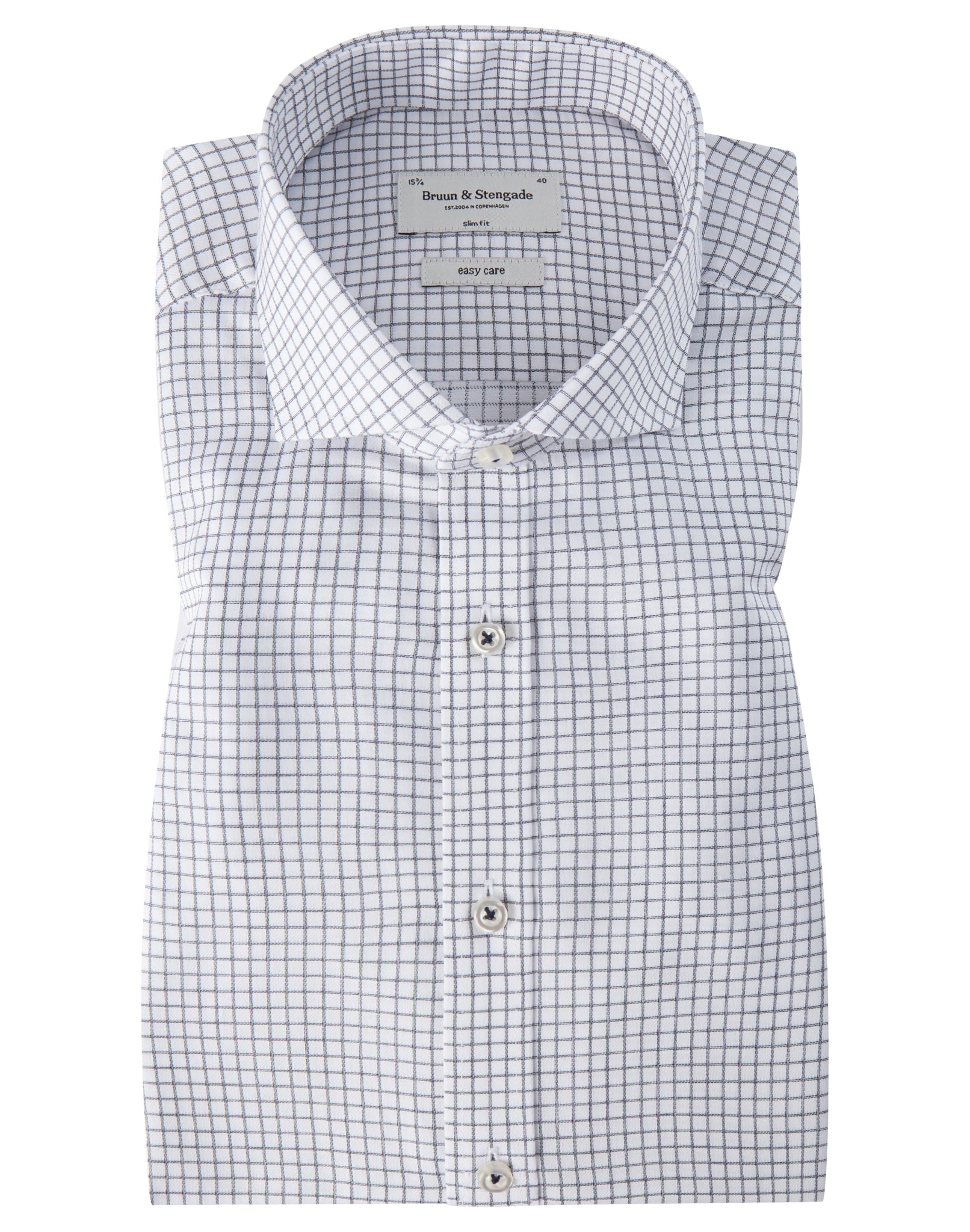 BS Bender Slim Fit Skjorte - White