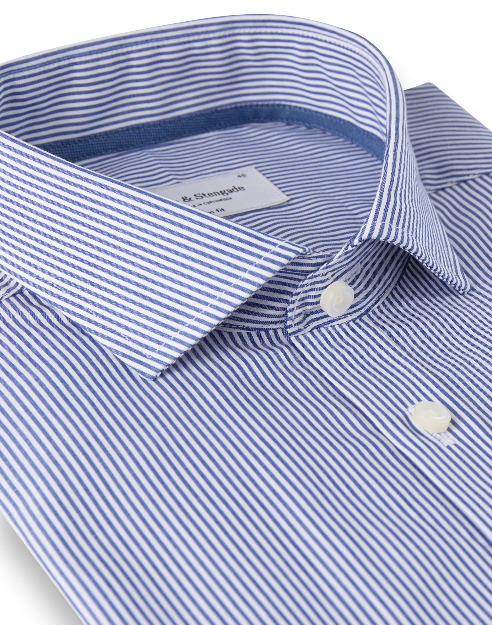 BS Birch Slim Fit Shirt - Dark Blue
