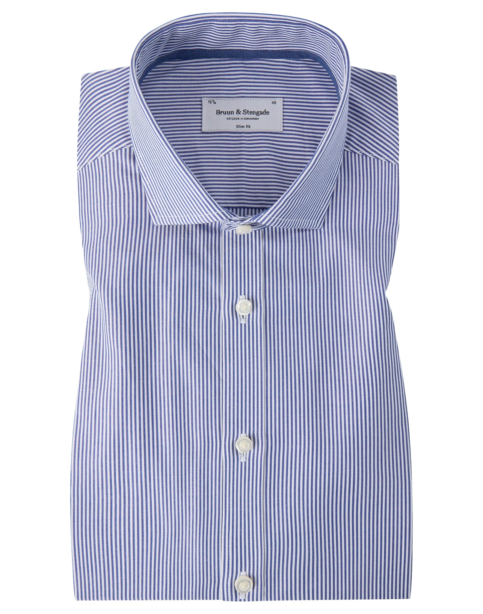 BS Birch Slim Fit Shirt - Dark Blue