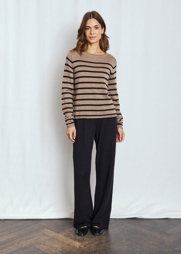 BS Ophelia Regular Fit Strik - Brown/Black