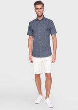 BS Braddock Slim Fit Skjorte - Dark Blue