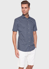 BS Braddock Slim Fit Skjorte - Dark Blue