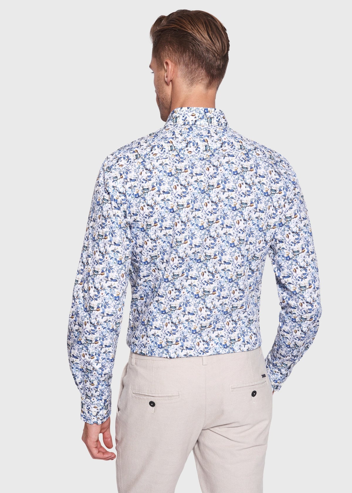 BS Delfino Slim Fit Shirt - White