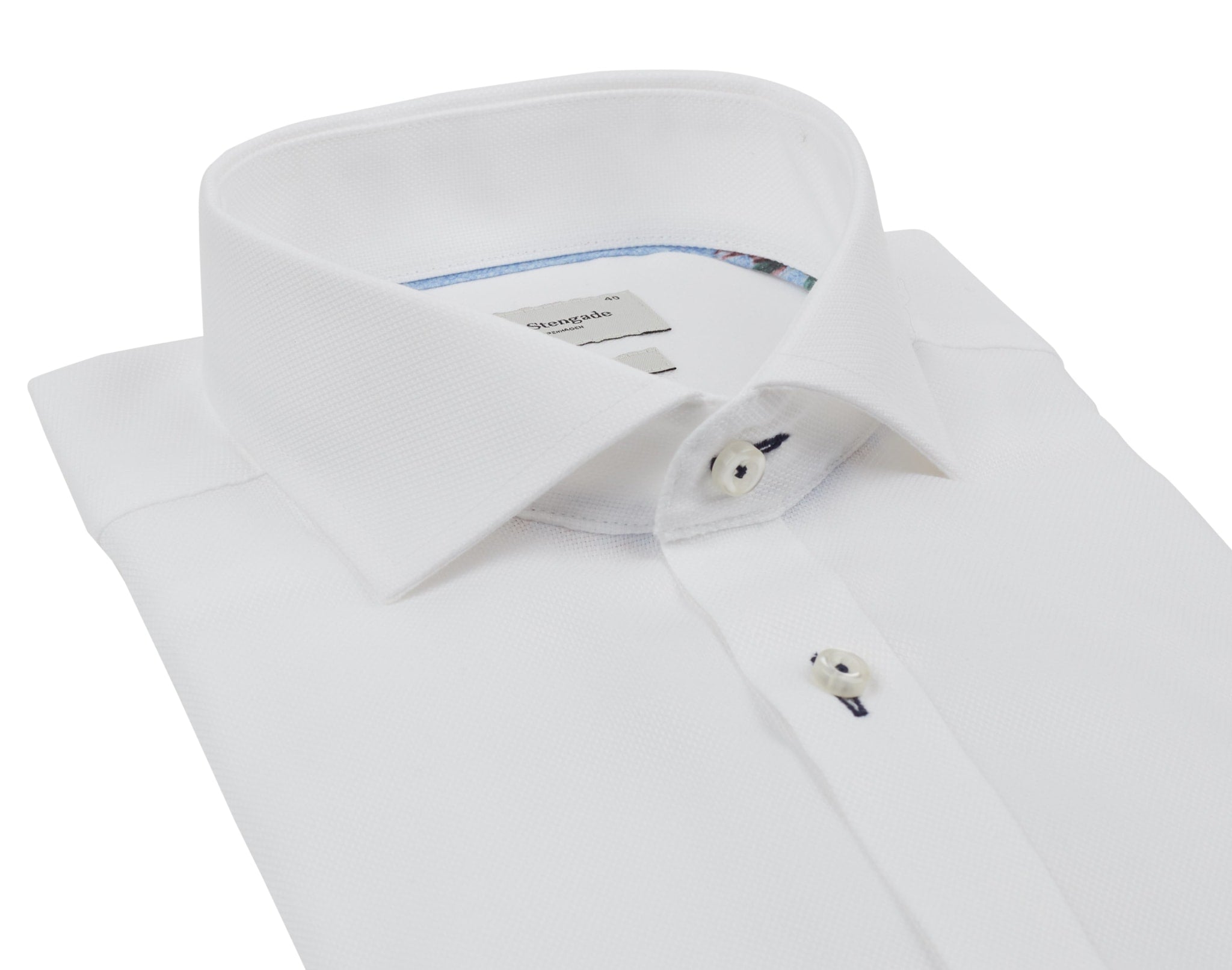 BS Eli Slim Fit Skjorta - White