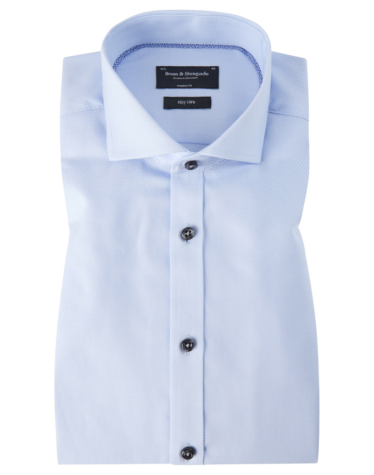 BS Fer Modern Fit Shirt Light Blue - Light Blue
