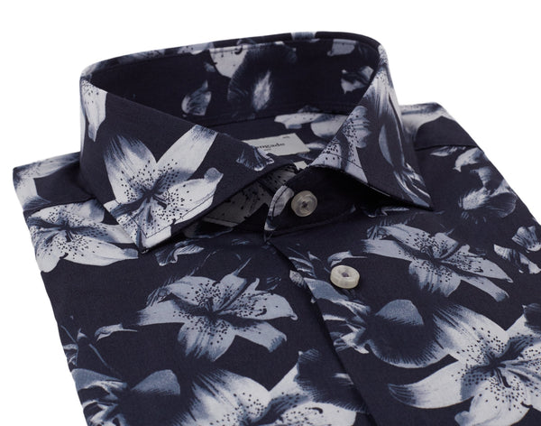 BS Giancarlo Slim Fit Skjorte - Navy