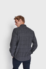 BS Sanneh Casual Modern Fit Skjorte - Dark Grey